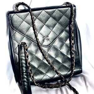 ☃️ Vintage Quilted Leather Crossbody Bag